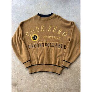 Vintage Code Zero Uncontrollable Attitude Knit Sweater M S3